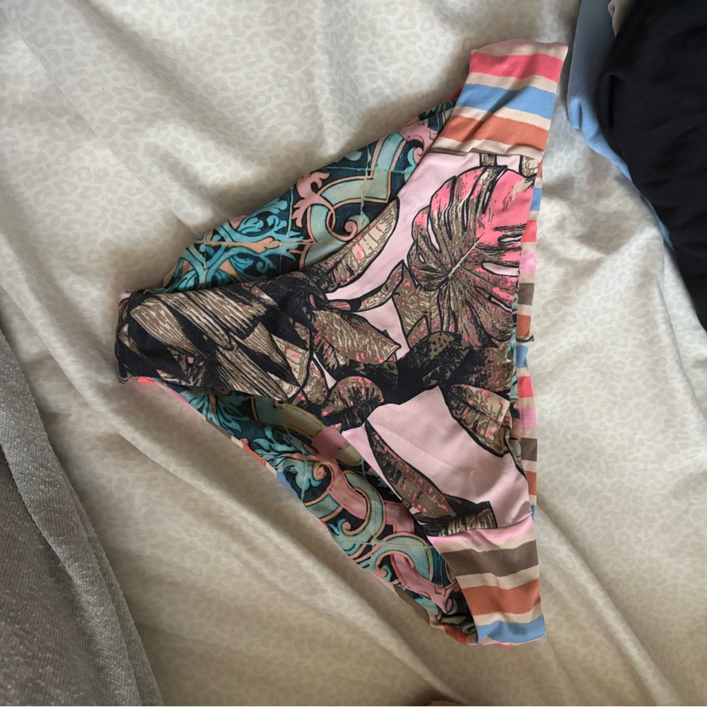 Maaji Kids Swim Bikini - Pink, Blue, and Brown